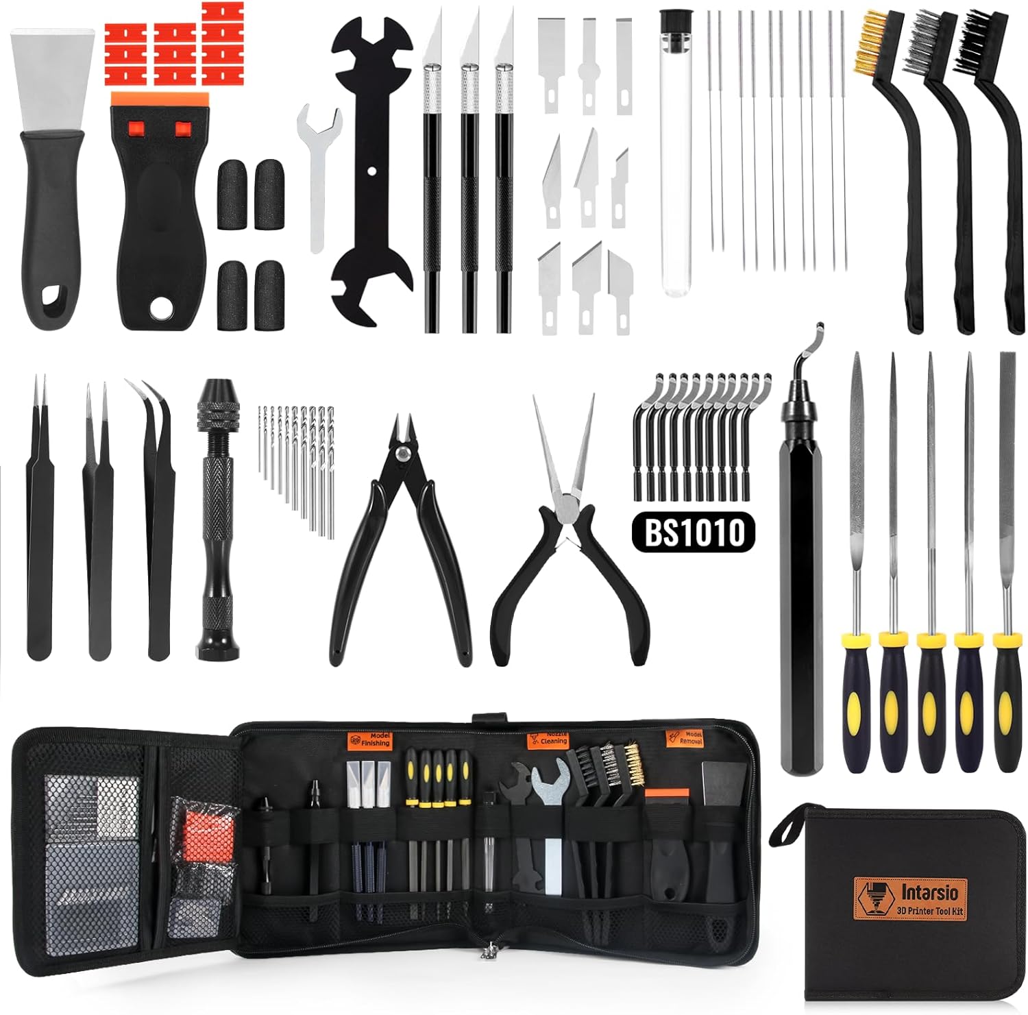 68-Piece 3D Printer Tool Kit with Storage Case