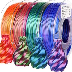 AMOLEN Silk PLA Dual-Color Filament Bundle