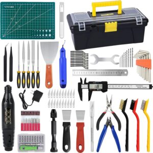 135-Piece 3D Printer Accessories Kit with Tool Box