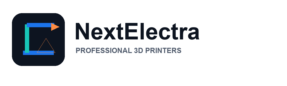 NextElectra professional 3D printer storefront logo
